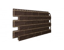 Фасадная панель VILO BRICK (BROWN со швом) 1м Темно-коричневый